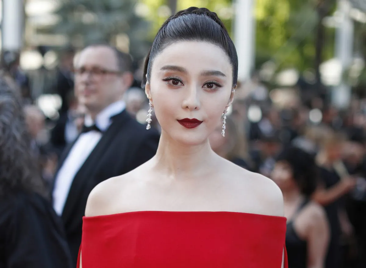 Fan Bingbing poses for photographers upon arrival at the screening of the film The Beguiled at the 70th international film festival, Cannes, southern France on May 24, 2017. (Thibault Camus/AP)