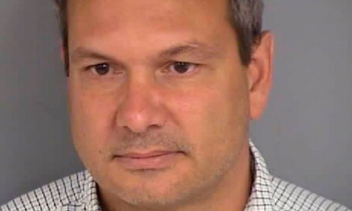 Michael Stark, an operative for the liberal super PAC American Bridge 21st Century, was arrested for allegedly assaulting a female Republican campaign manager in Las Vegas, Nevada on Oct. 16, 2018. (Las Vegas Department of Public Safety)