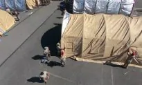 Tents Erected at Florida’s Tyndall Air Force Base, Struck by Hurricane Michael