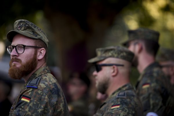 German soldiers serving NATO peacekeeping