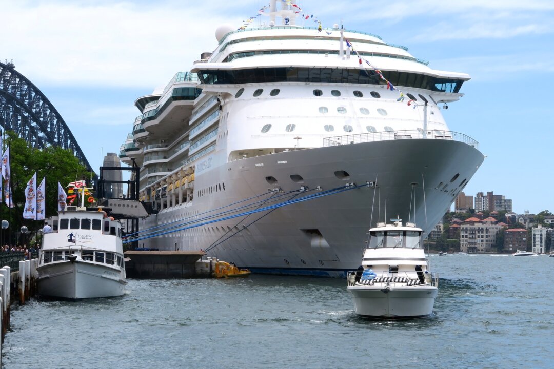 The Radiance of the Seas in Sydney harbour, in this undated file image. (Pixabay)