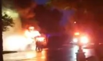 Texas School Bus Burns, No One Injured