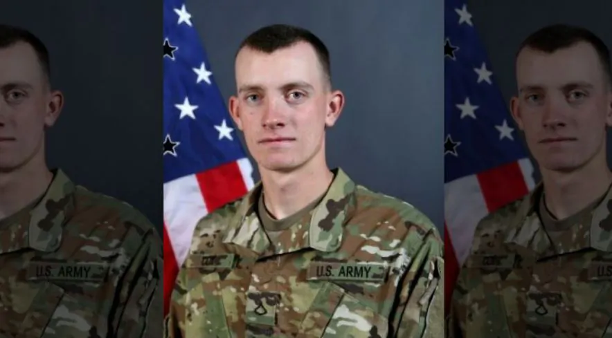 Pfc. Matthew Cox of the Iowa National Guard, who deployed to Guantanamo Bay, died while swimming at a beach on Oct. 16, 2018. (US Army)