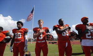 10 Days After Hurricane, Football Offers a Welcome Escape
