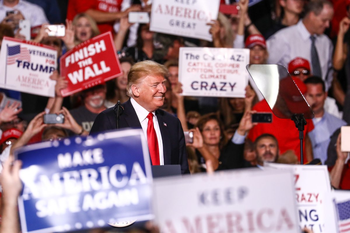 In Photos: Trump Rally In Mesa, Arizona