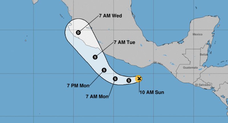 tropical storm vicente to hit mexico soon