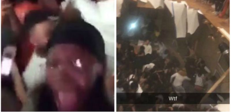 video shows sc floor collapse
