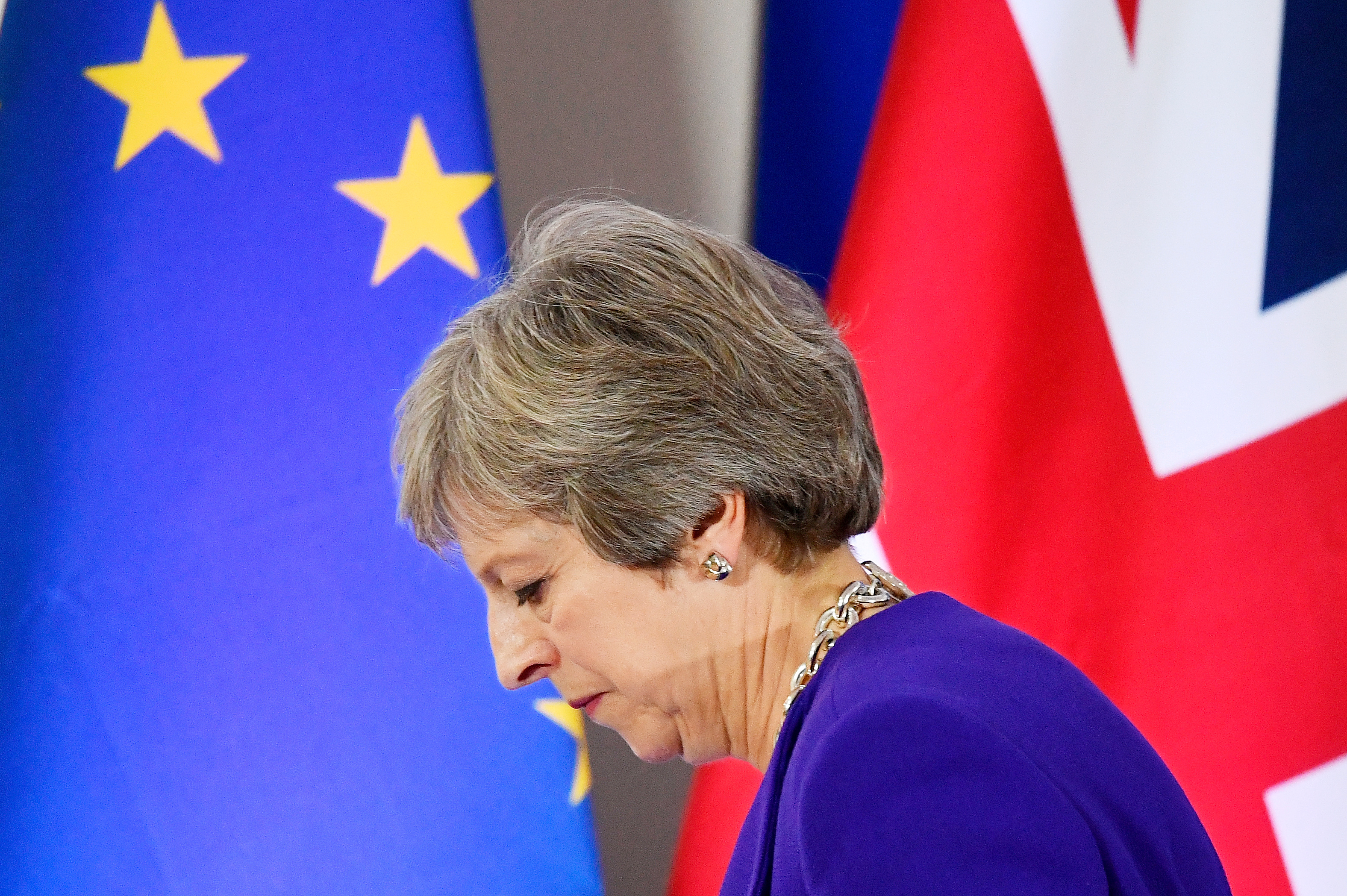 Theresa May conference European leaders