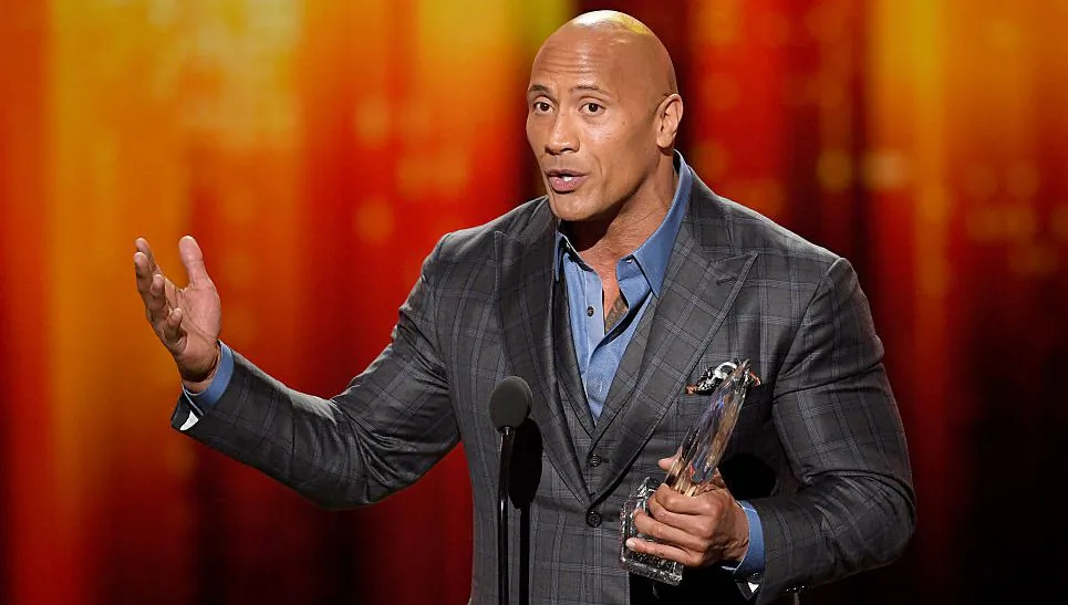 Dwayne Johnson at Microsoft Theater on January 18, 2017 in Los Angeles, California.  (Photo by Kevin Winter/Getty Images)