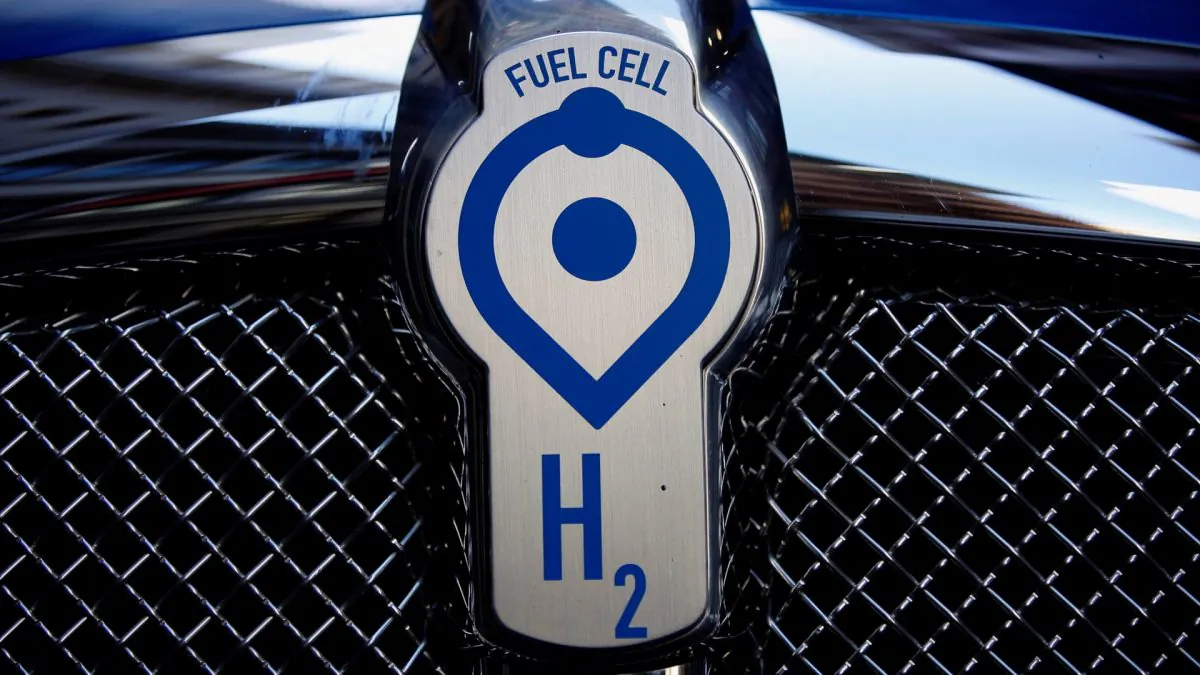 A Toyota Project Portal hydrogen fuel cell electric semi-truck is shown during an event in San Francisco, Calif., on Sept. 13, 2018. (Stephen Lam/Reuters)
