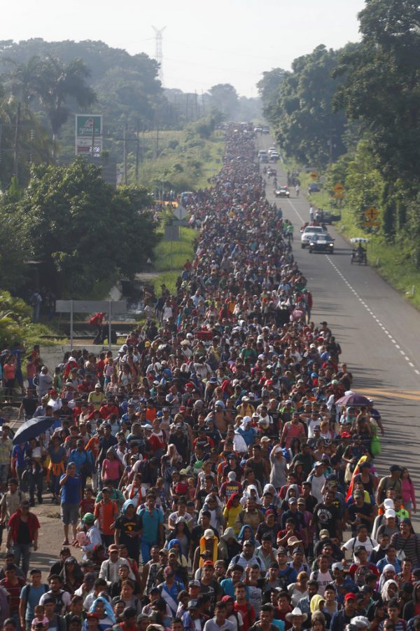 migrant caravan swells to 5,000 or more