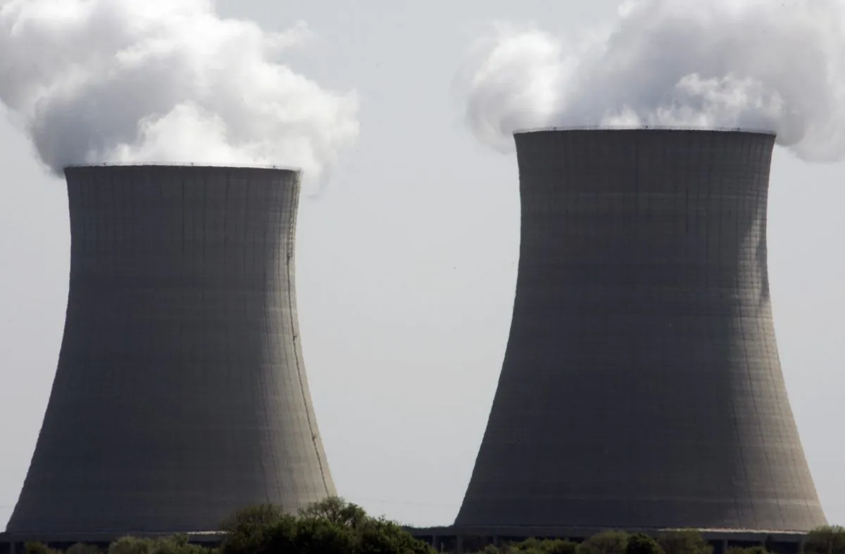 The Exelon Byron Nuclear Generating Stations in Byron, Illinois, in this file photo. Developed countries like the United States have low pollution levels overall, the real polluters are the developing countries. (JEFF HAYNES/AFP/Getty Images)