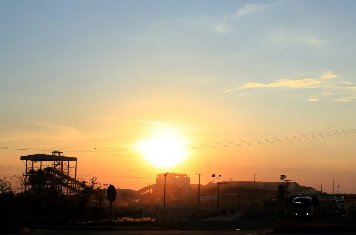 A view of a niobium mining facility owned by China Molybdenum Co Ltd (CMOC) is seen in Catalao, Goias state, Brazil  on Oct. 3, 2018. (Jake Spring/Reuters)