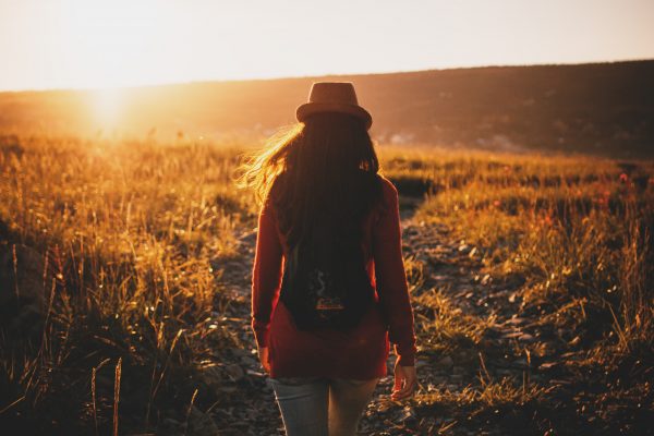 woman walking