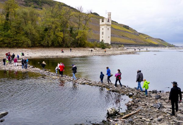 Germany river with people