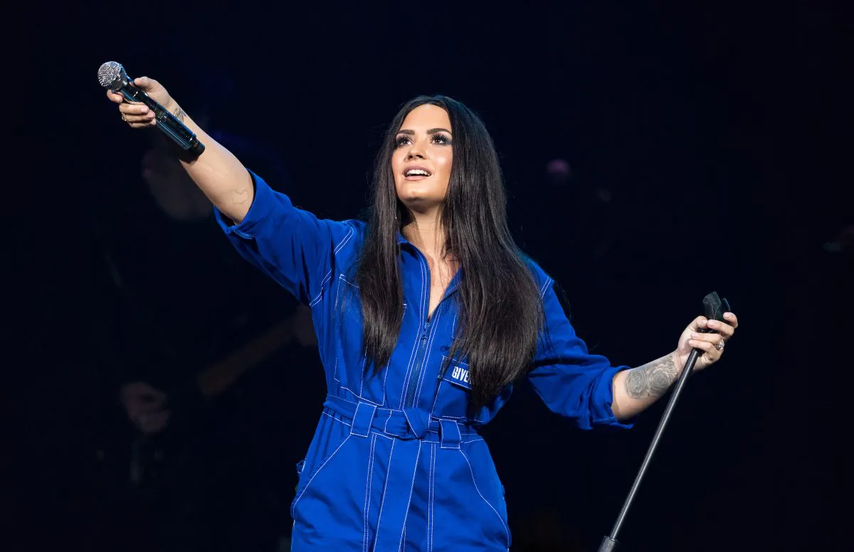 Demi Lovato performs live exclusively for American Airlines cardmembers at House of Blues Dallas in Dallas, on Feb. 9, 2018. (Christopher Polk/Getty Images for MasterCard)