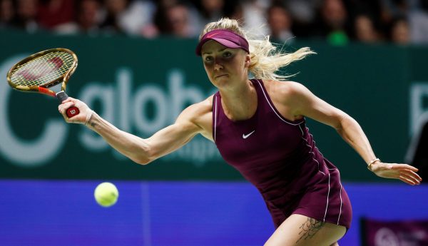 Ukraines Elina Svitolina in action