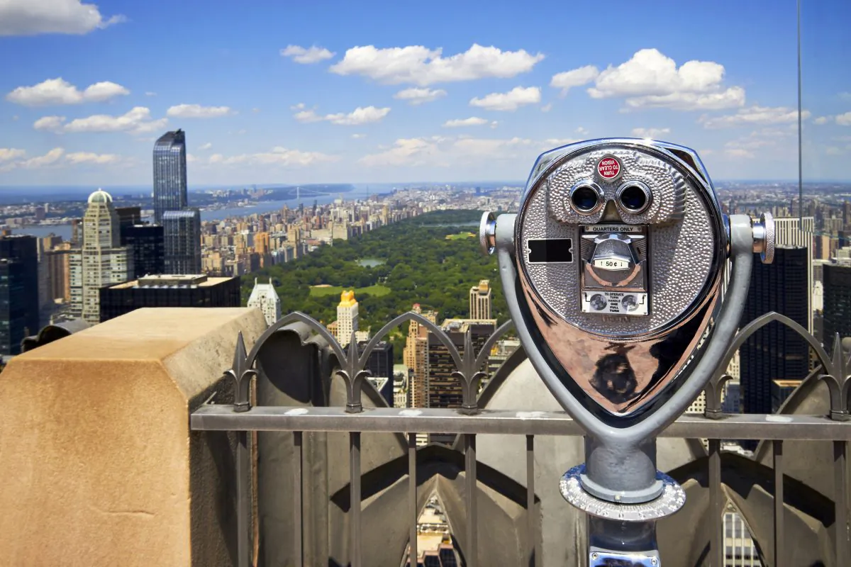 View of Upper Manhattan from Rockefeller Center. (Shutterstock) 