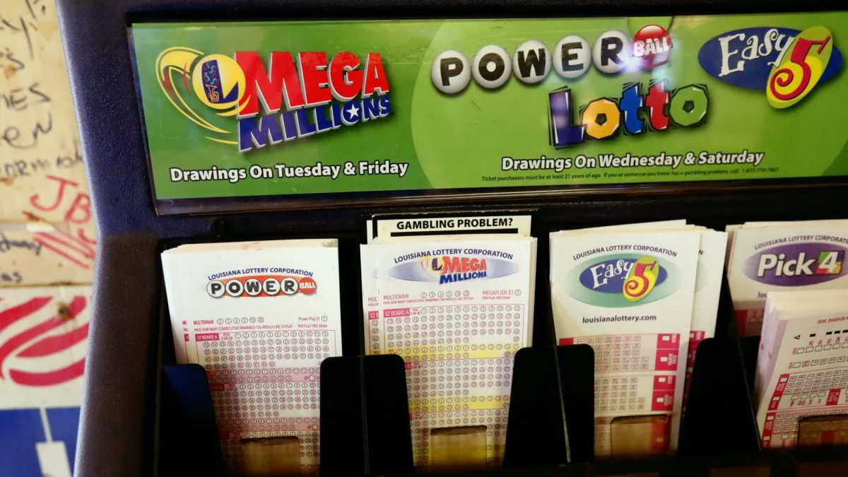 Lottery forms in Delta, La., on Oct. 23, 2018. (Rogelio V. Solis/AP)