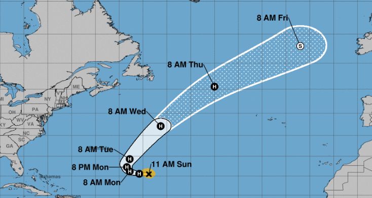 Tropical Storm Oscar Forms In Atlantic, Expected To Become Hurricane