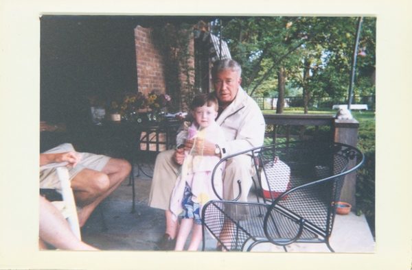 Jim Mannix with one of the twins