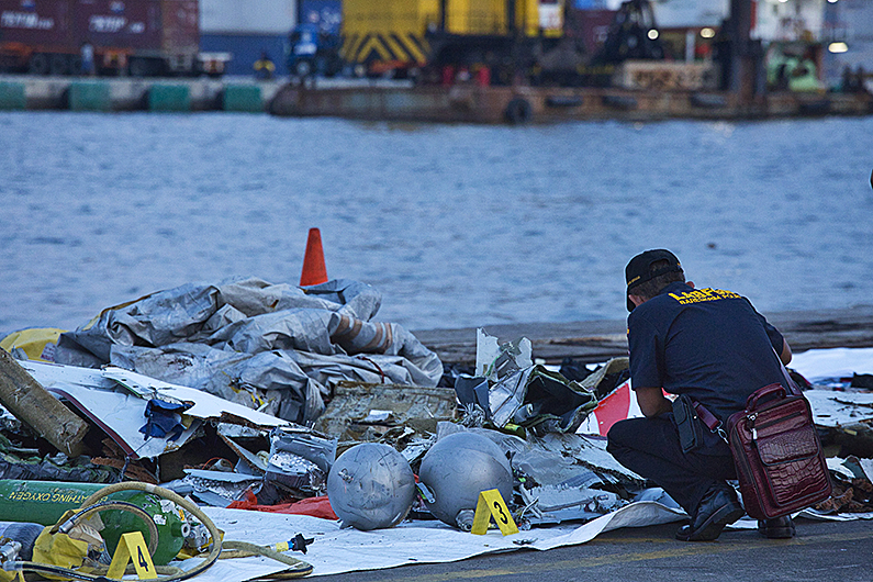 Remains of Lion Air flight JT610