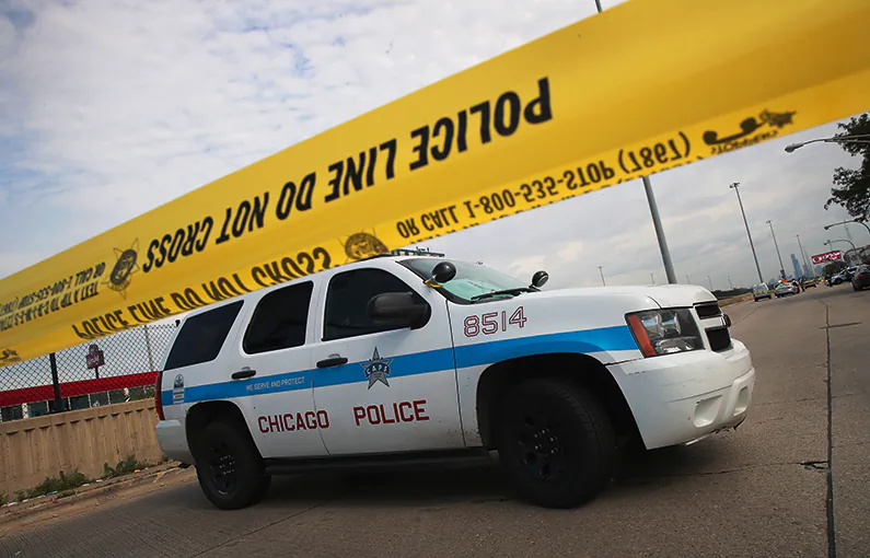 Chicago police vehicle in a file photo. (Scott Olson/Getty Images)