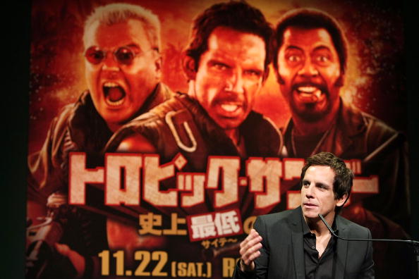 Ben Stiller at Japanese press conference for Tropic Thunder