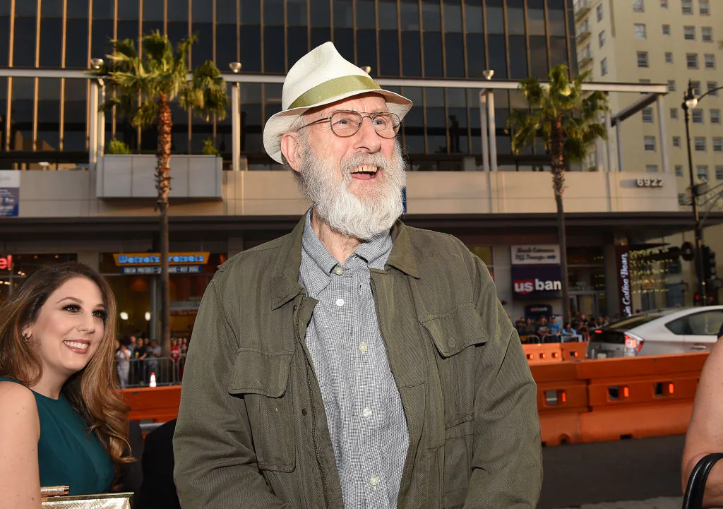 Actor James Cromwell attends the premiere of Open Road Films' 'The Promise' at TCL Chinese Theatre in Hollywood, California on April 12, 2017. (Photo by Kevork Djansezian/Getty Images)