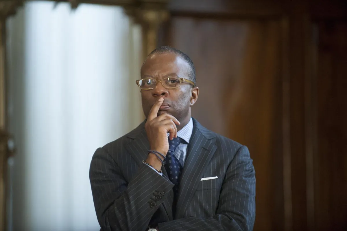 U.S. Ambassador to Guatemala Todd Robinson at the presidential residence in Guatemala City on June 2, 2015. As an Obama associate, Robertson is working against President Trump's immigration policies in Central America. (JOHAN ORDONEZ/AFP/Getty Images)