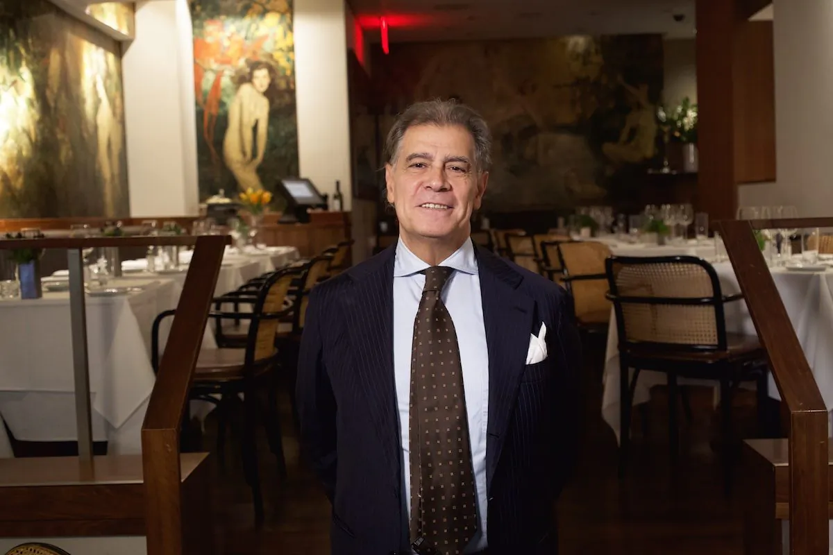 Gianfranco Sorrentino at his restaurant THE LEOPARD at des Artistes on Oct. 16, 2018. (Shenghua Sung/The Epoch Times)
