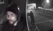 CCTV Shows Thief Breaking Into Ambulance While Paramedics Treat Patient