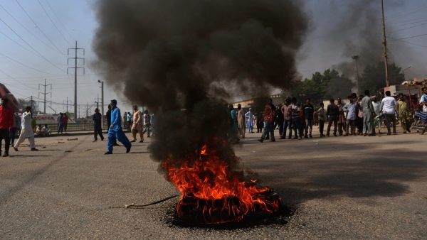 Supporters Pakistani religious group