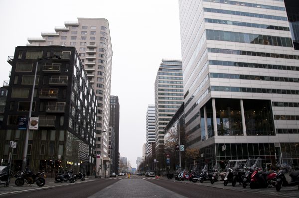 Part of the Zuidas district in Amsterdam in this file photo.