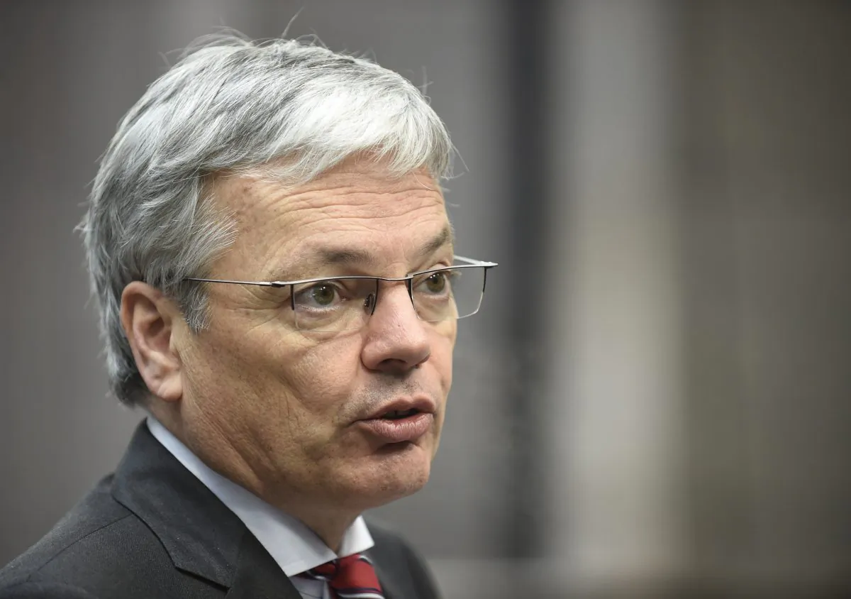Belgian Foreign Minister Didier Reynders in this file photo. (John Thys/AFP/Getty Images)