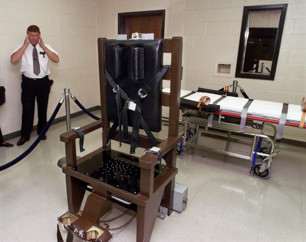 electric chair at a prison