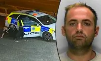 Gas Station Robber Hurls Policewoman Out of Patrol Car