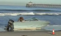 Illegal Immigrants Arrested After Coming Ashore at Imperial Beach in San Diego