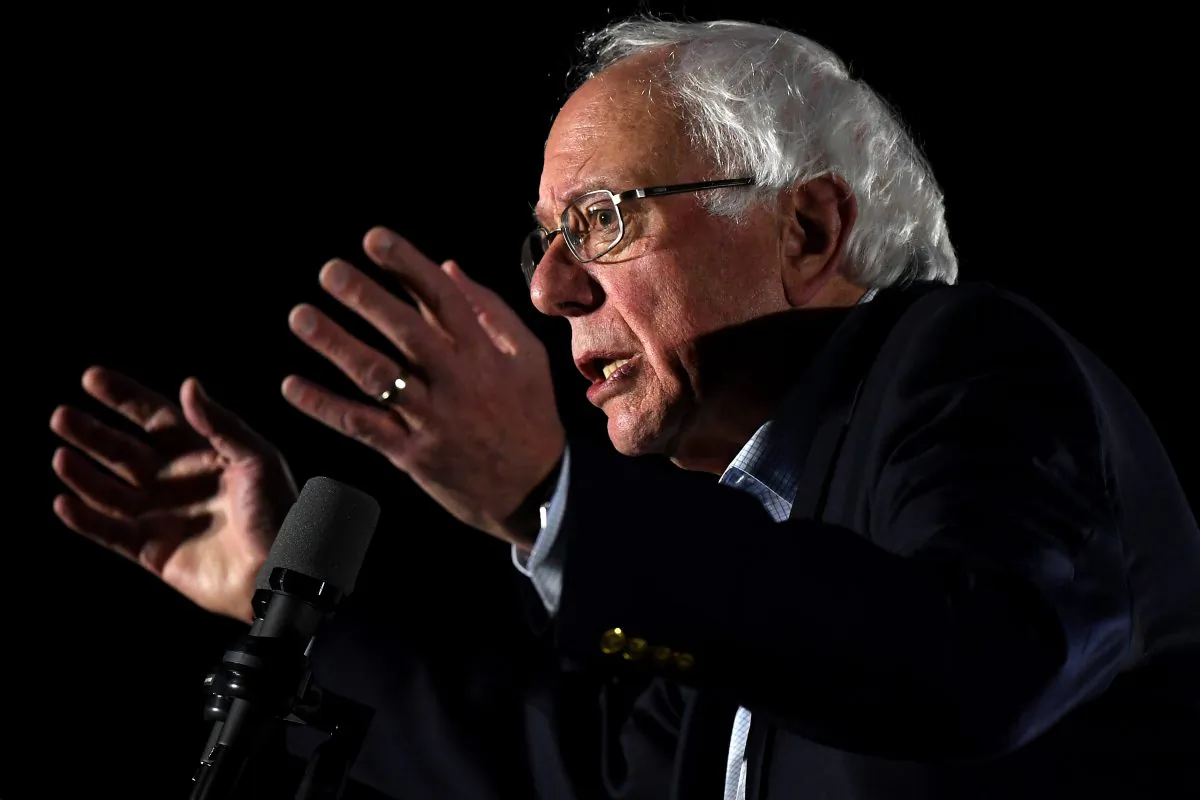 Sen. Bernie Sanders (I-VT) addresses the Get Out the Vote Rally at the University of Central Florida, on Oct. 31, 2018, in Orlando, Florida. Sanders recently proposed a bill to break up large financial institutions. (Jeff J Mitchell/Getty Images)