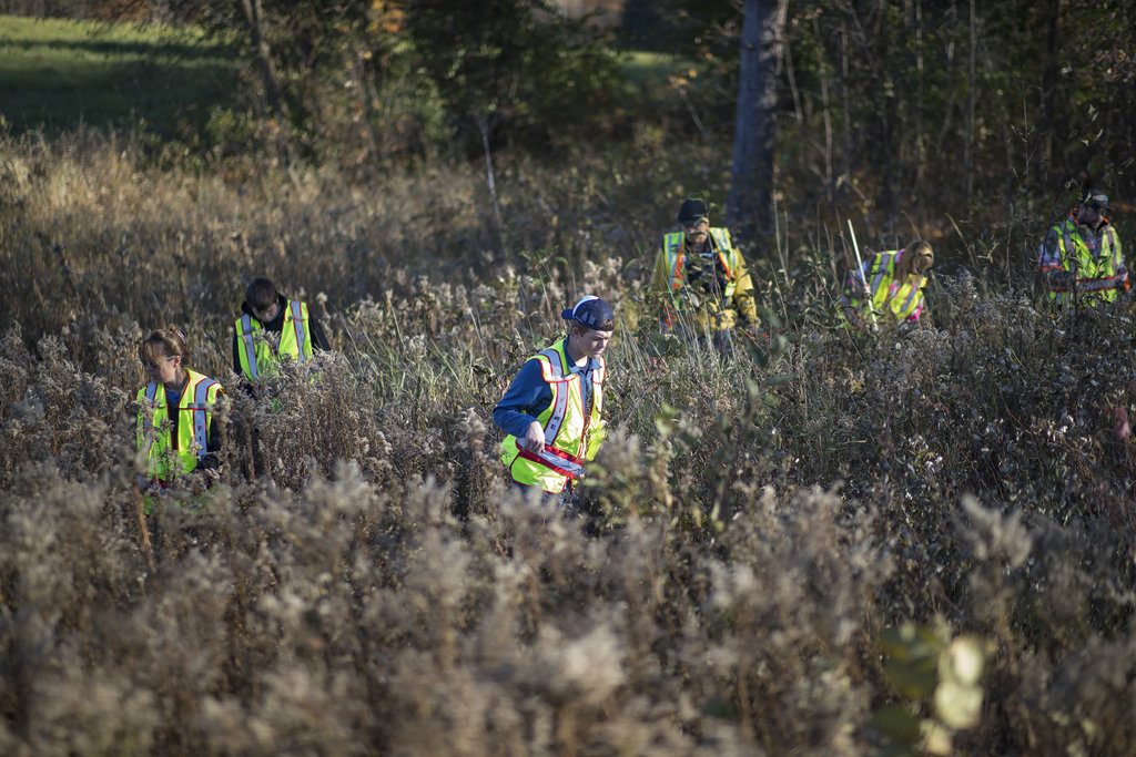 volunteers search for closs