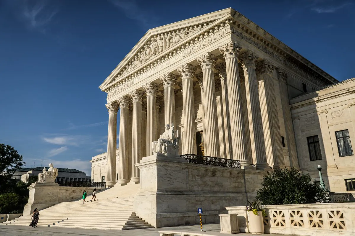 The Supreme Court of the United States in Washington on June 30, 2018. (Charlotte Cuthbertson/The Epoch Times)