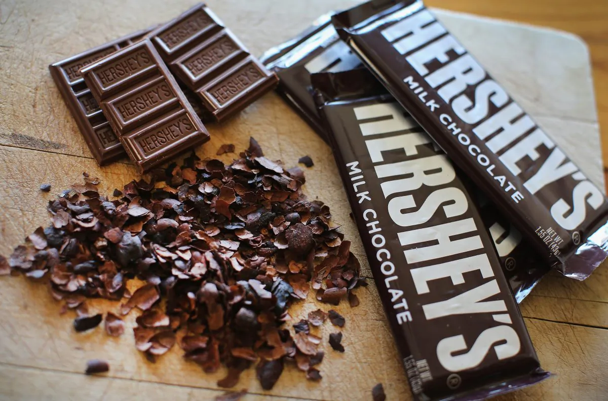 Hershey's chocolate bars in Chicago on July 16, 2014. (Scott Olson/Getty Images)