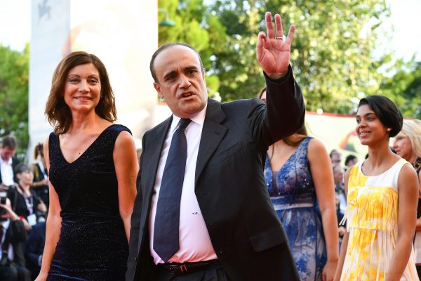 Italian Culture Minister Alberto Bonisoli arrives at the Venice Film Festival