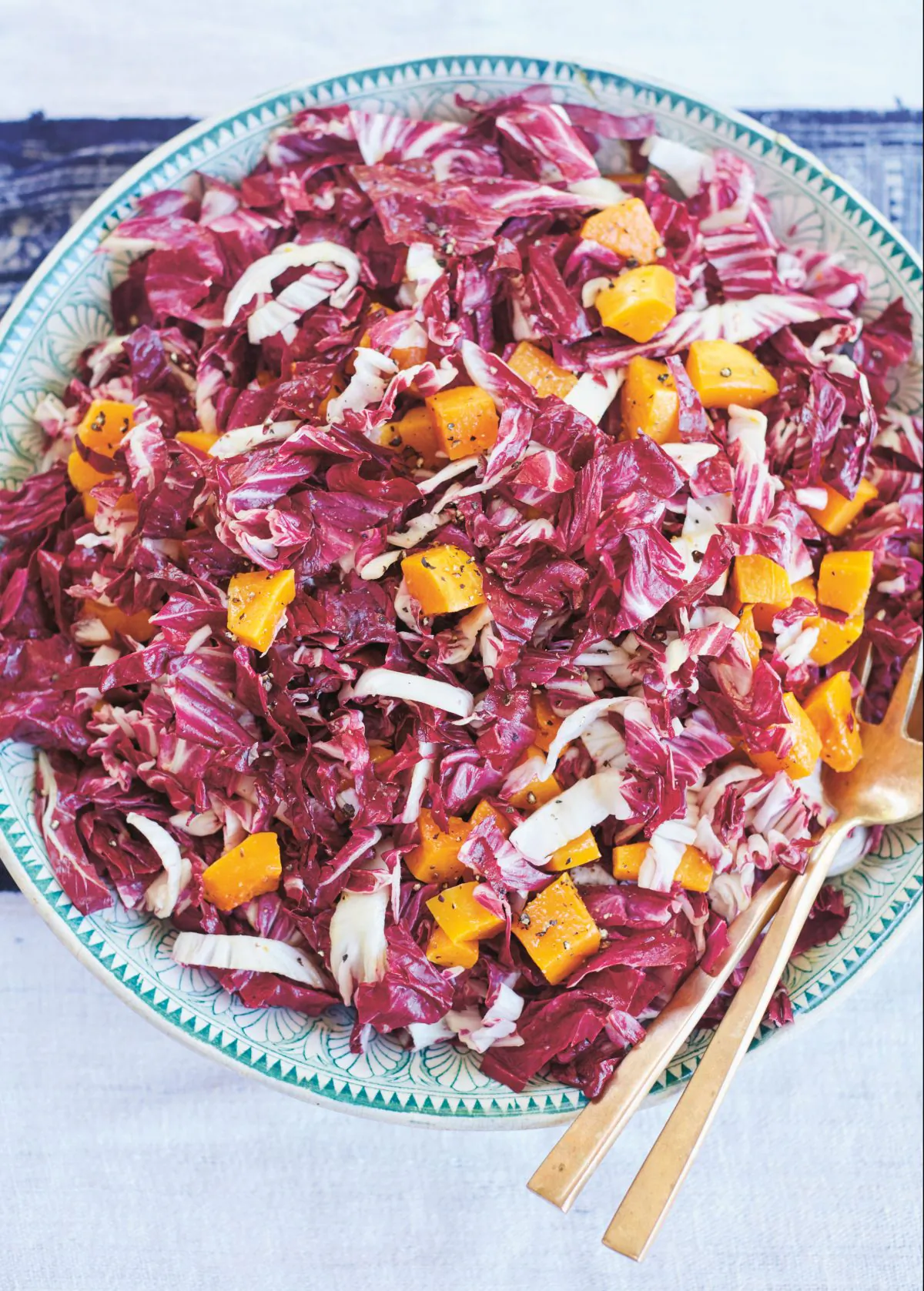 Radicchio and roasted squash salad. (David Loftus)