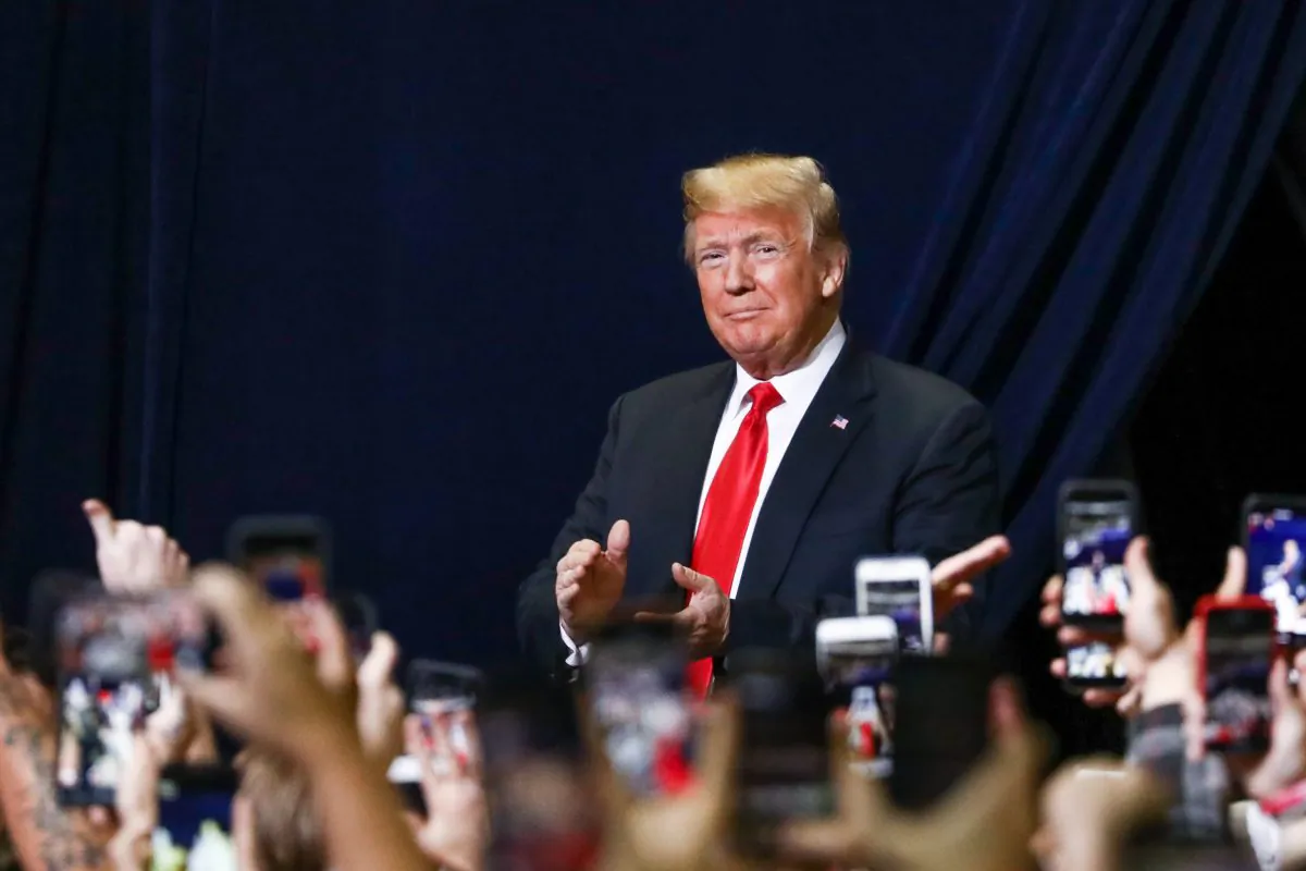 President Donald Trump at a Make America Great Again rally in Chattanooga, Tenn., on Nov. 4, 2018. (Charlotte Cuthbertson/The Epoch Times)