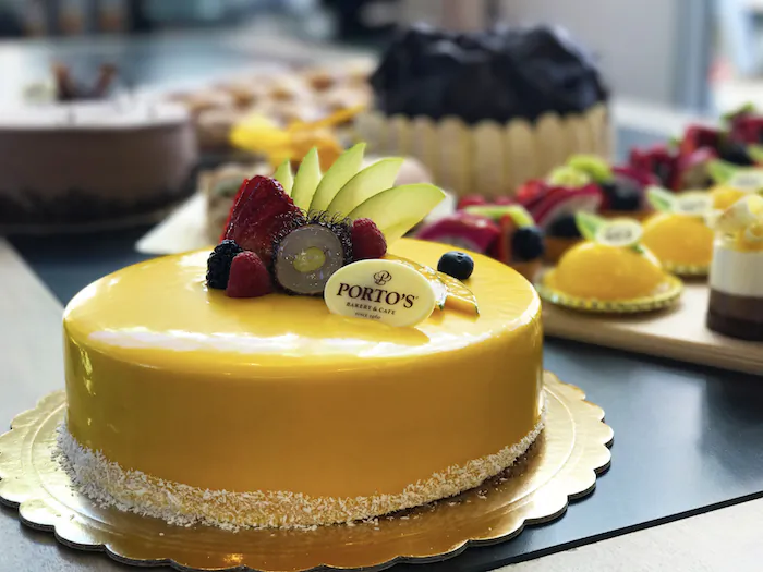 Cakes are immaculately decorated and sold for every occasion.
