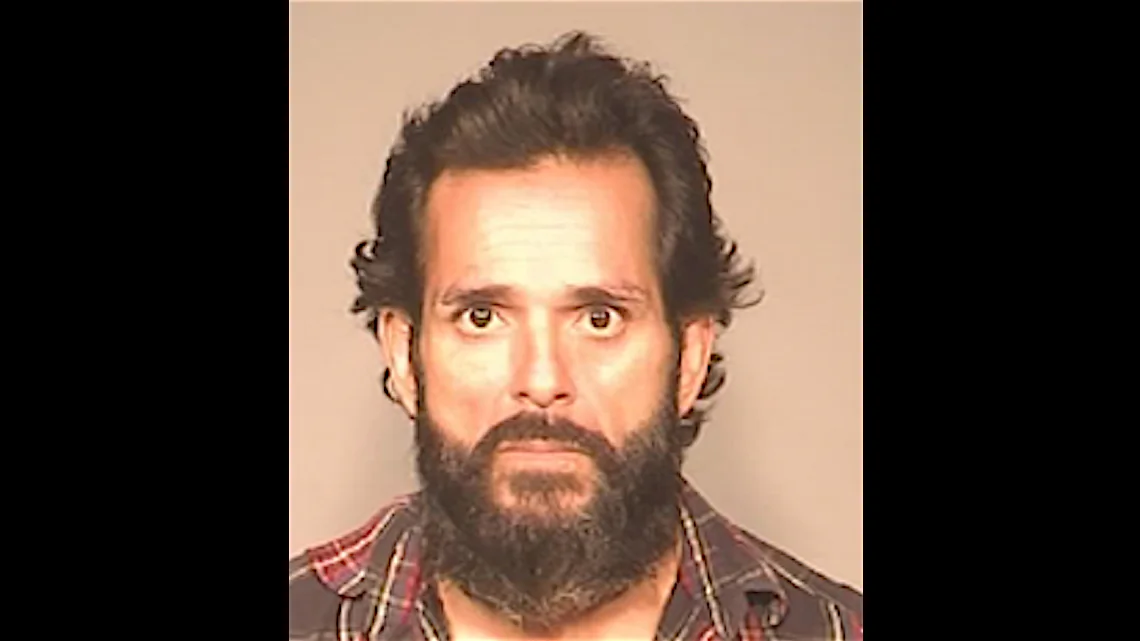 Christopher Martinez, 47, was arrested after attempting to steal a school bus full of children near Jensen Avenue and Highway 99 in Fresno, Calif. on Nov. 5, 2018. (Fresno Police Department)
