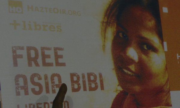 A poster of Asia Bibi