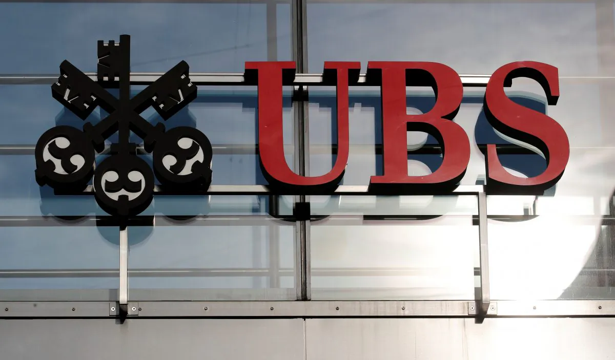 The logo of Swiss bank UBS is seen in Zurich, Switzerland October 25, 2018. (Arnd Wiegmann/Reuters)