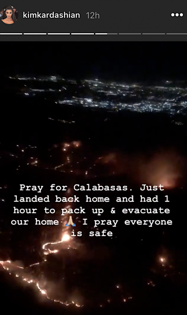 Kim Kardashian shared a video